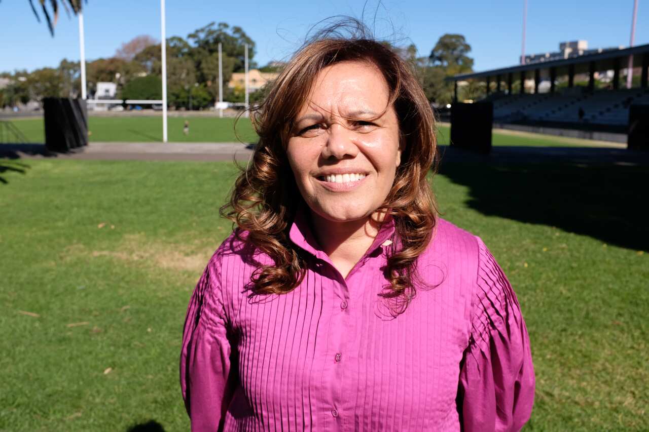 Proud Wiradjuri woman and Sydney mayoral candidate Yvonne Weldon