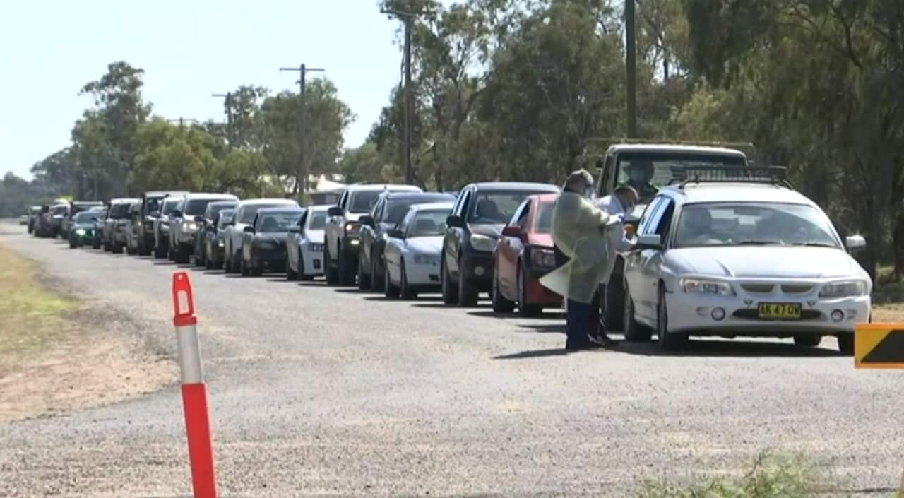 COVID-19 testing at Dubbo