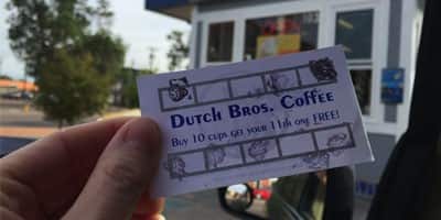 Coffee Stamp Card