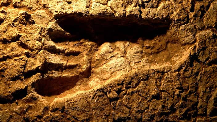 Mungo Man ancient footprint