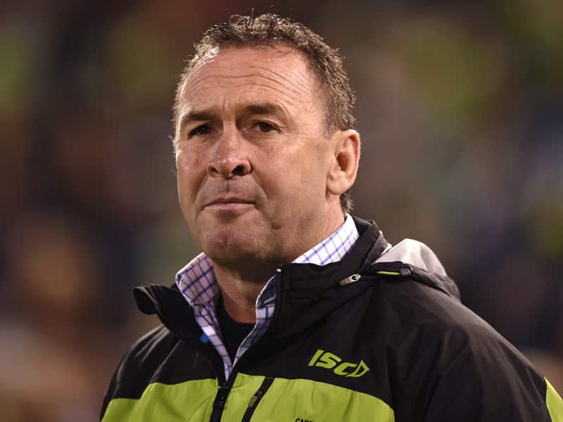 Raiders coach Ricky Stuart