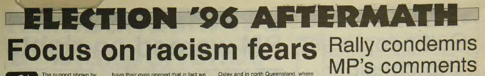 Koori Mail Headline 1996