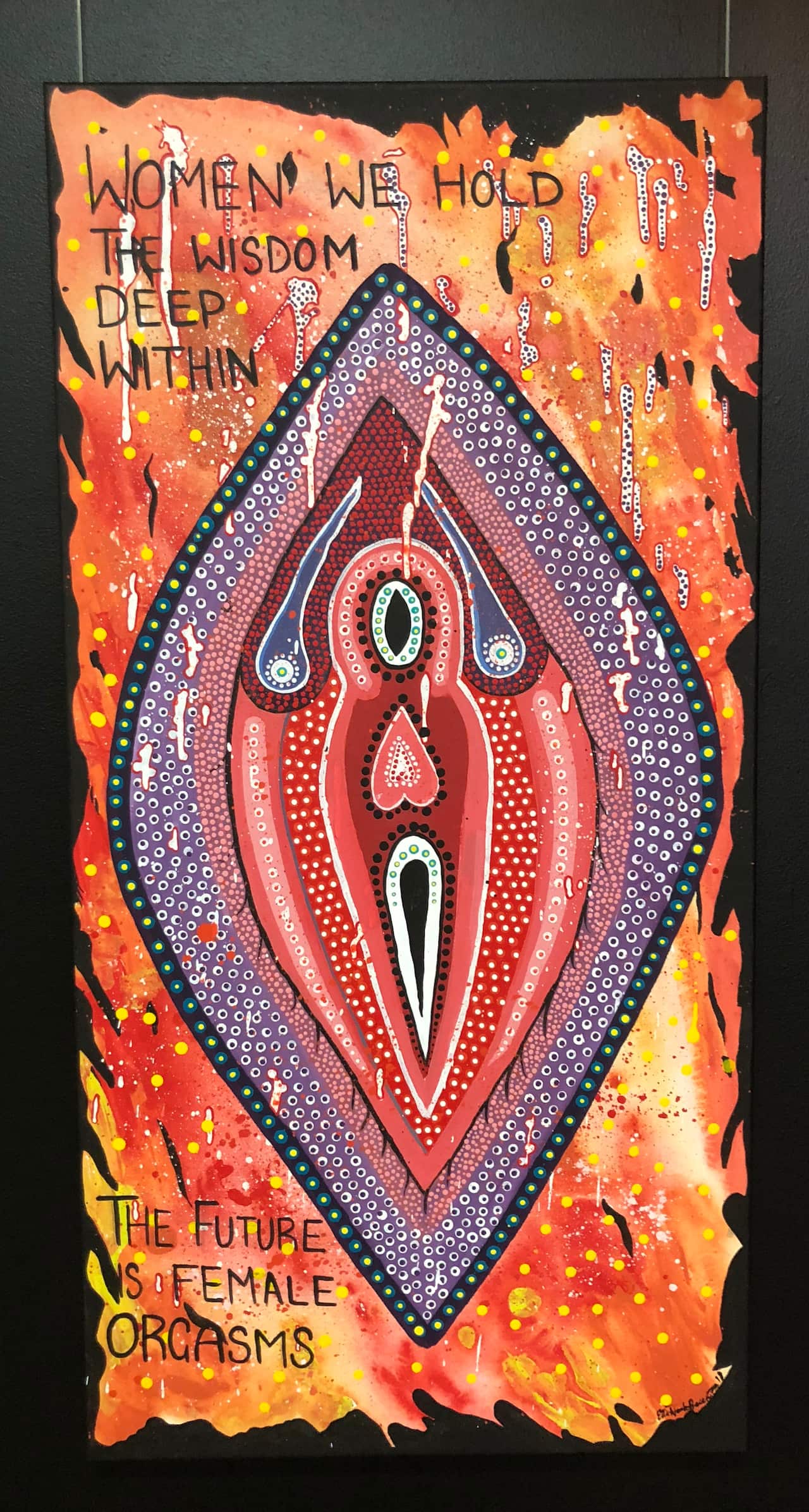 Artist Ella Bancroft is one of 16 Indigenous artists exhibiting in Luscious All Sorts: Love Wins opening at Boomalli Arts this weekend