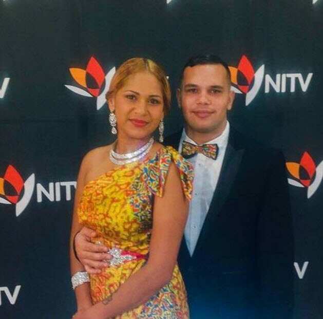 Elverina's designs on the red carpet. 