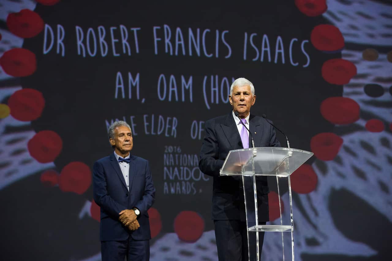 2016 NAIDOC Awards Male Elder of the Year, Dr Robert Francis Isaacs.