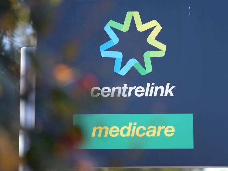 A Centrelink sign