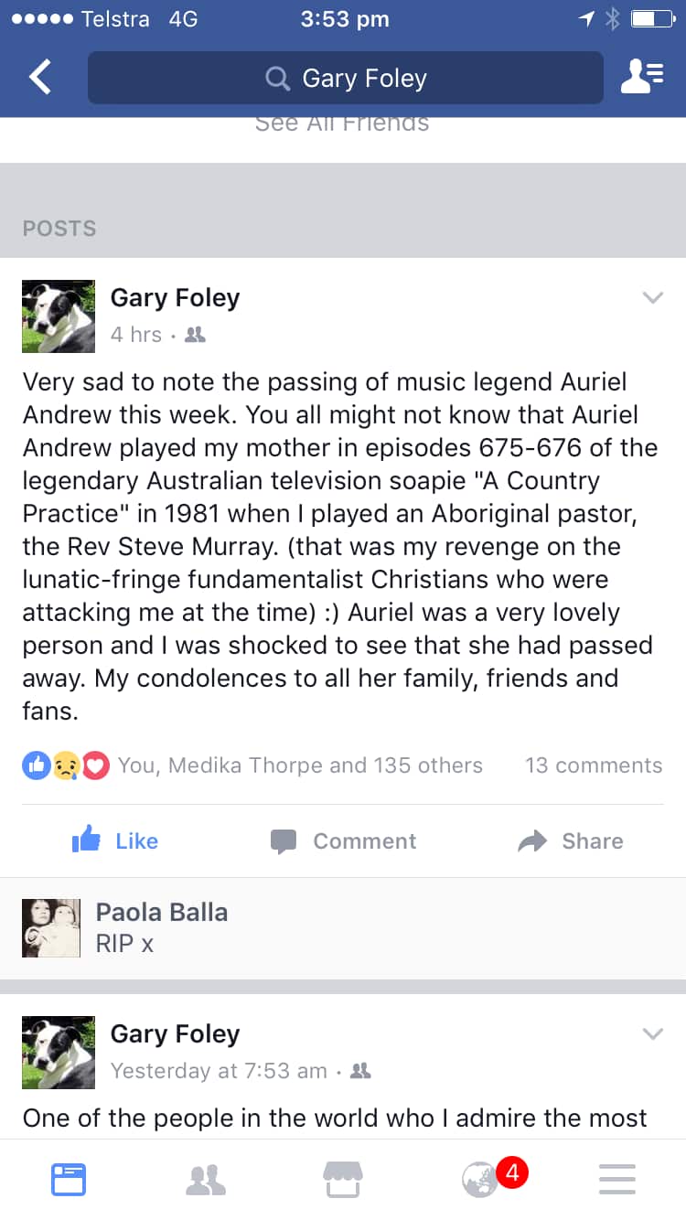Gary foley FB