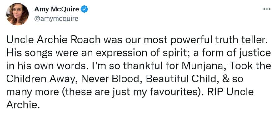 Amy McQuire pays tribute to Archie Roach