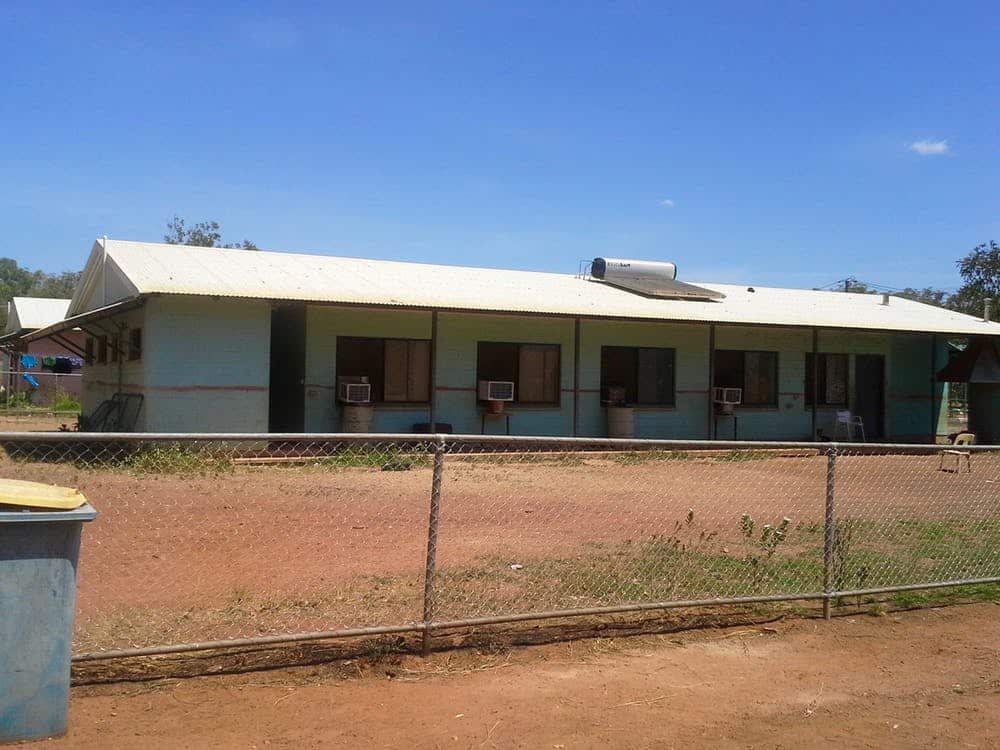 A Commonwealth review found houses like this one built under the remote housing program had improved conditions in Indigenous communities.