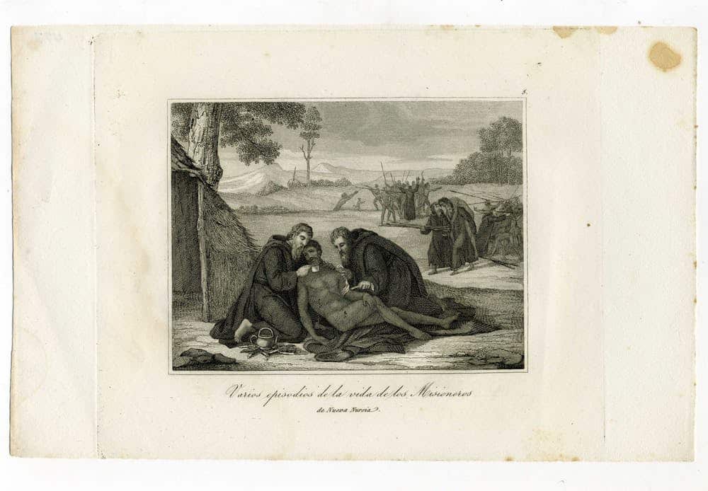 An engraving by Giuseppe Mochetti