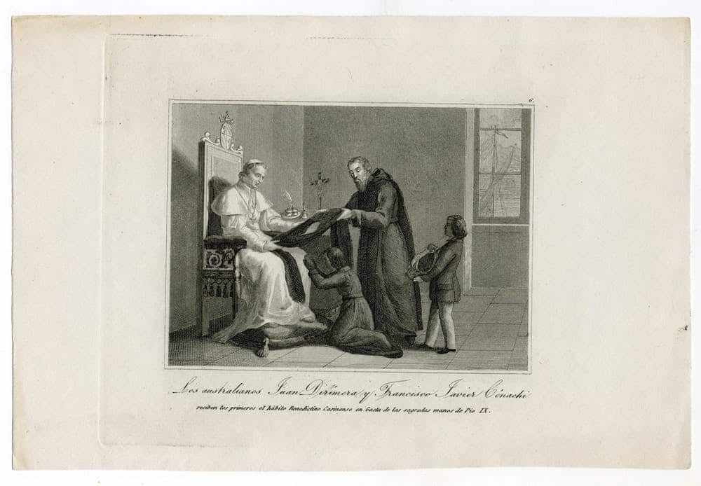 Engraving by Giuseppe Mochetti 