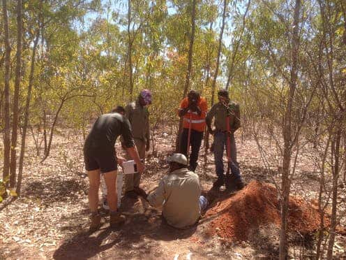 Strontium study with Aboriginal Rangers