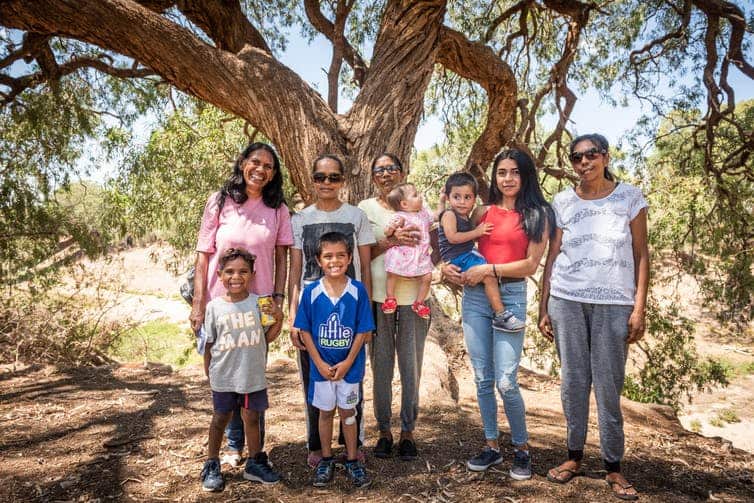 Members of the King family from Wilcannia. John Janson-Moore