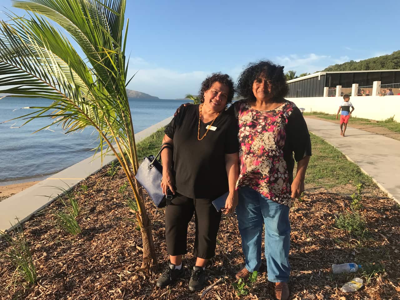 Aunty Jennifer Ketchell and Aunty Maggie Blackley.