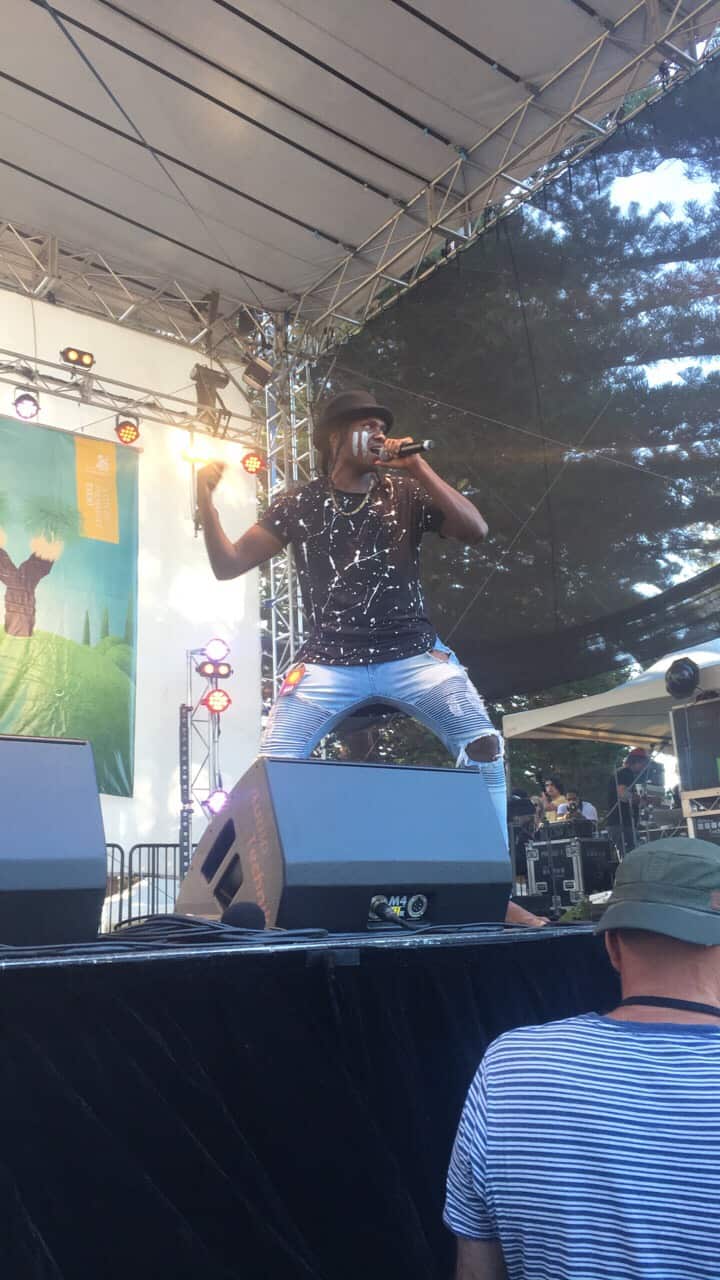 Arnhem Land rapper Baker Boy. 