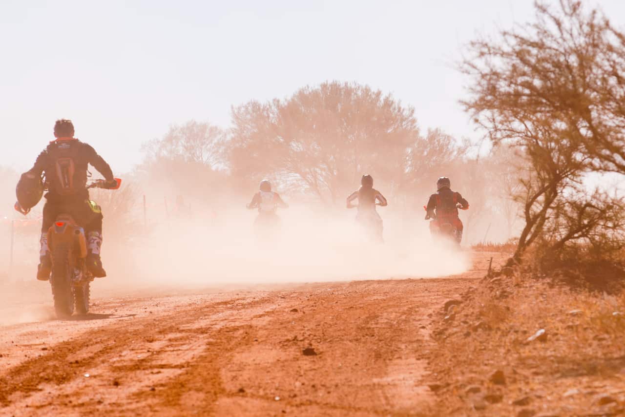 Finke:There and Back captures the 'Blood, sweat and tears shed across central Australia at the iconic Finke Desert Race, Australia’s fastest and deadliest off-road motorsport event