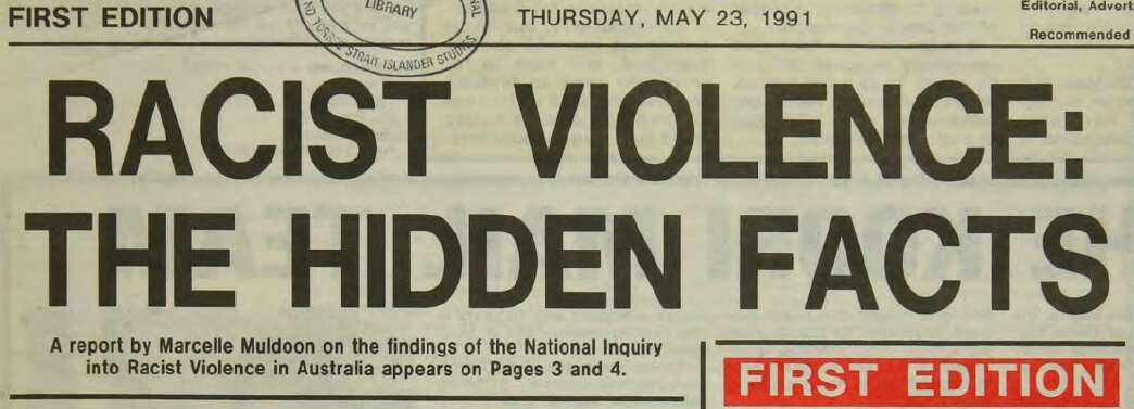 Koori Mail Headline 1991