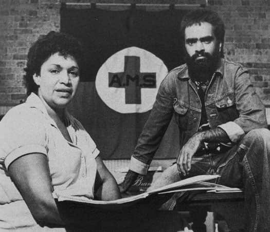 Dr Naomi Mayers OAM and Gary Foley