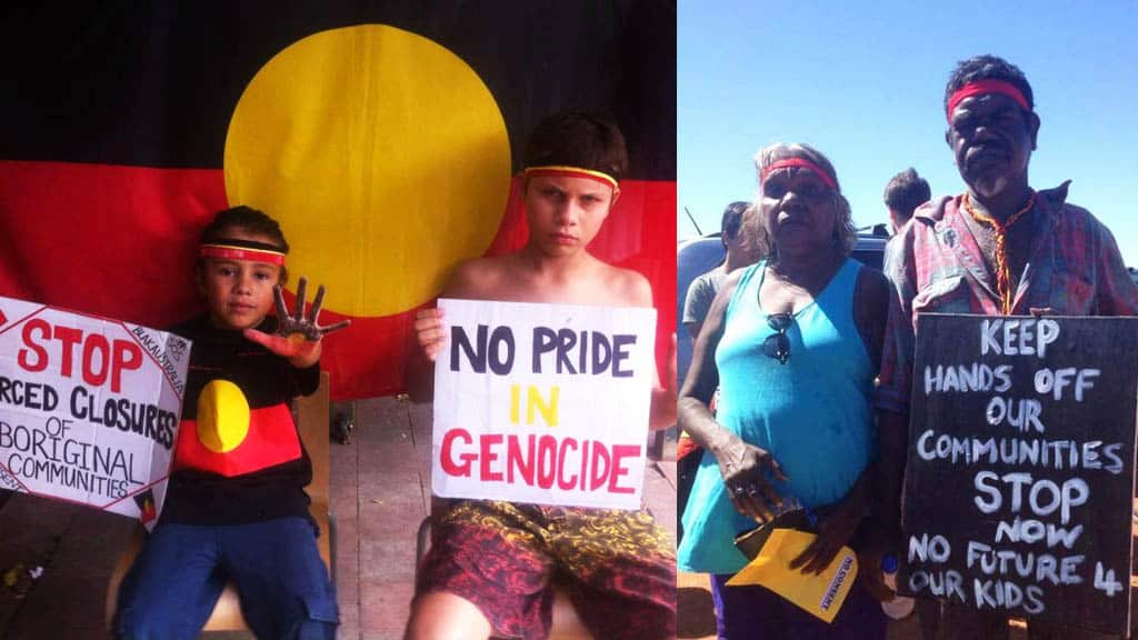 Stop the Forced Closure of Aboriginal Communities in Australia Facebook images