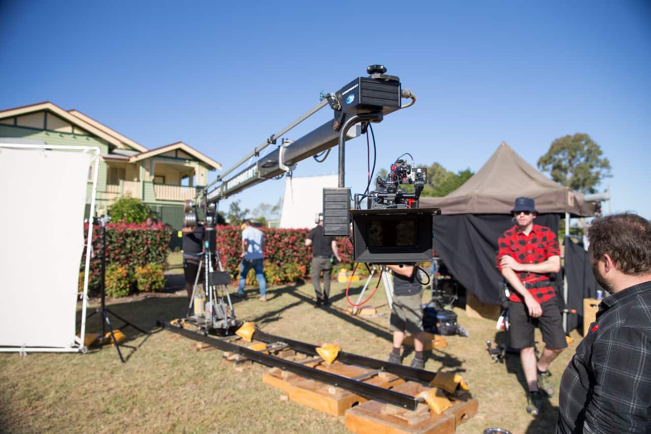 Behind the scenes of Grace Beside Me filming in Beaudesert, South-East Queensland