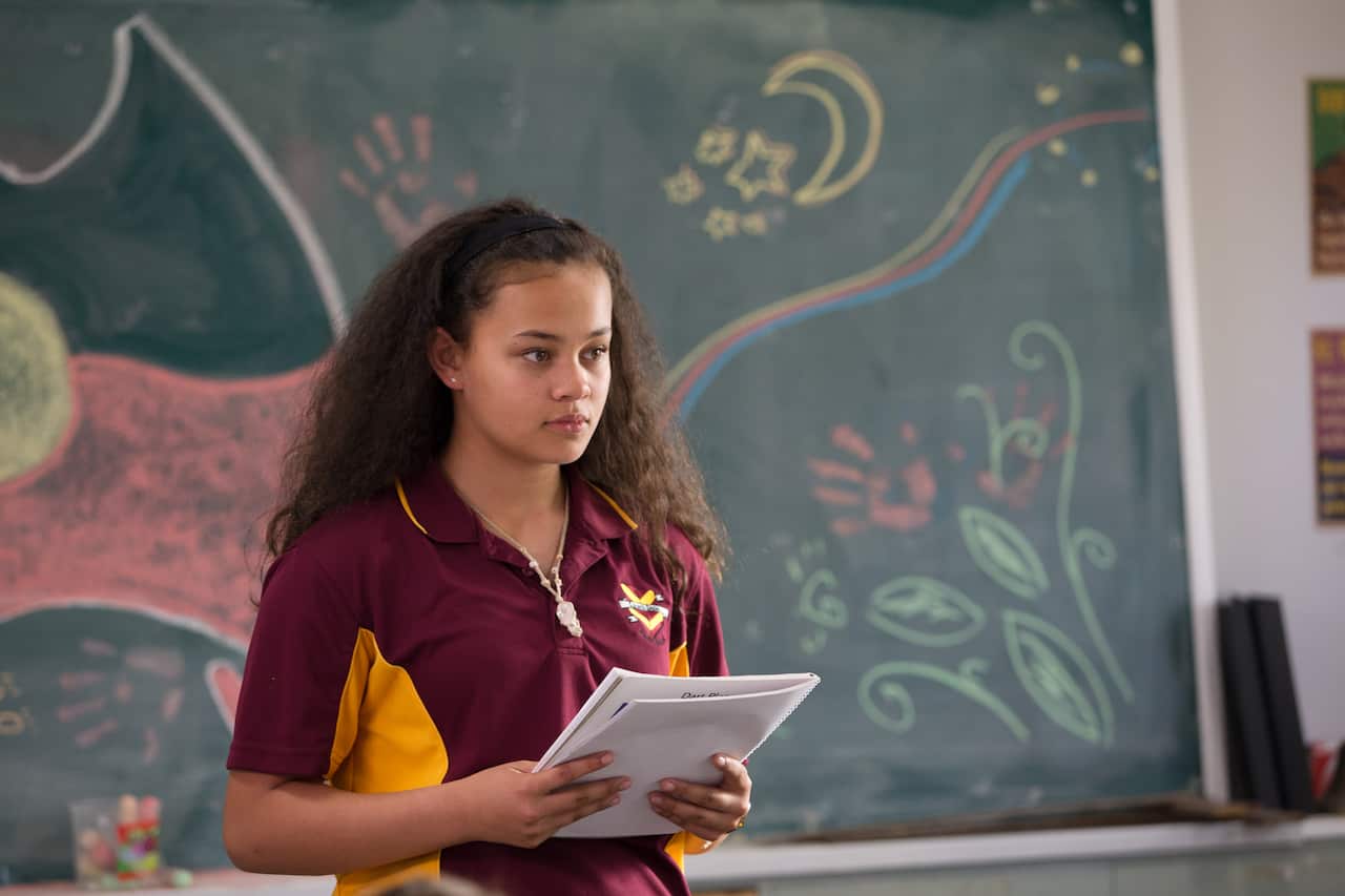 Kyliric Masella playing Fuzzy Mac in Grace Beside Me, Episode 3