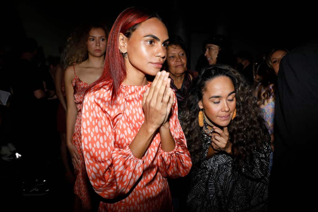First Nations Fashion + Design - Backstage - Afterpay Australian Fashion Week 2021