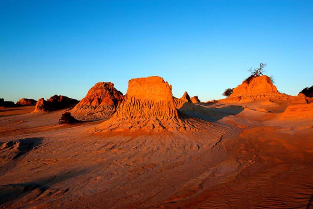 Lake Mungo National Park, New South Wales, Australia.