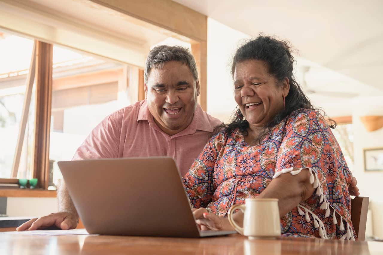 Older Aboriginal couple