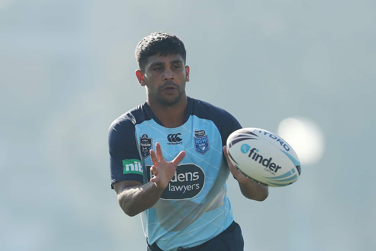 Tyrone Peachey at NSW Blues Training 2018. (Getty Images)