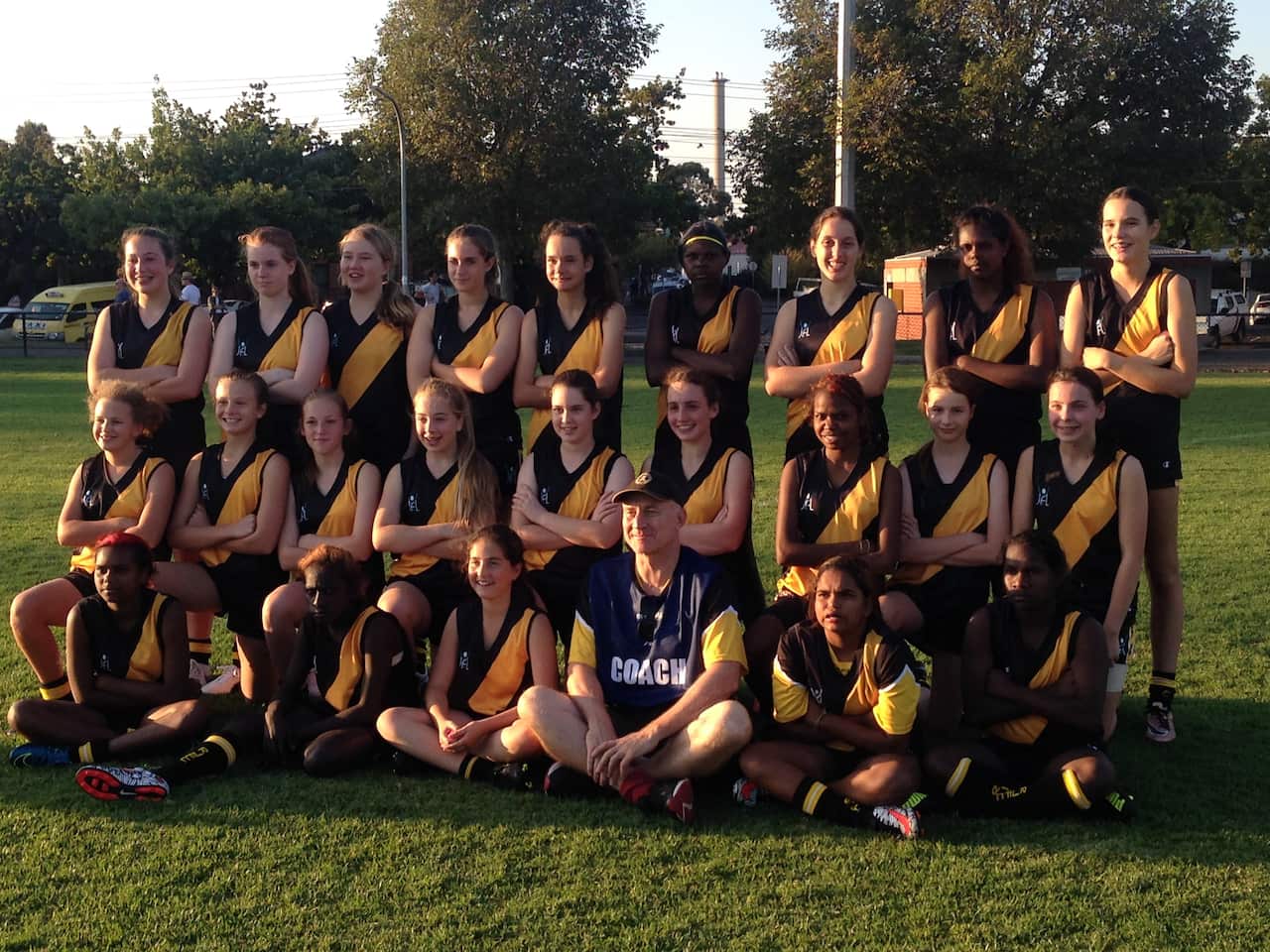 richmond junior girls footy team