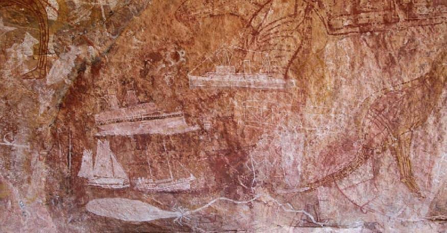Rock art ships