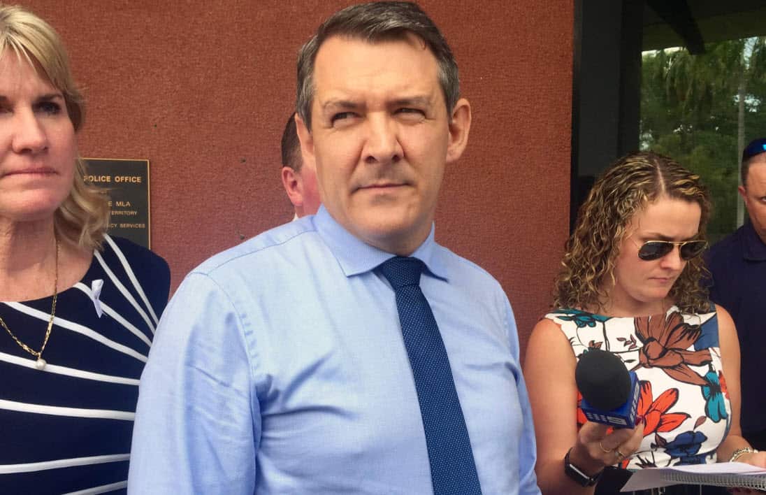 orthern Territory Chief Minister Michael Gunner speaks to the media in Darwin, Tuesday, Nov. 22, 2016. 