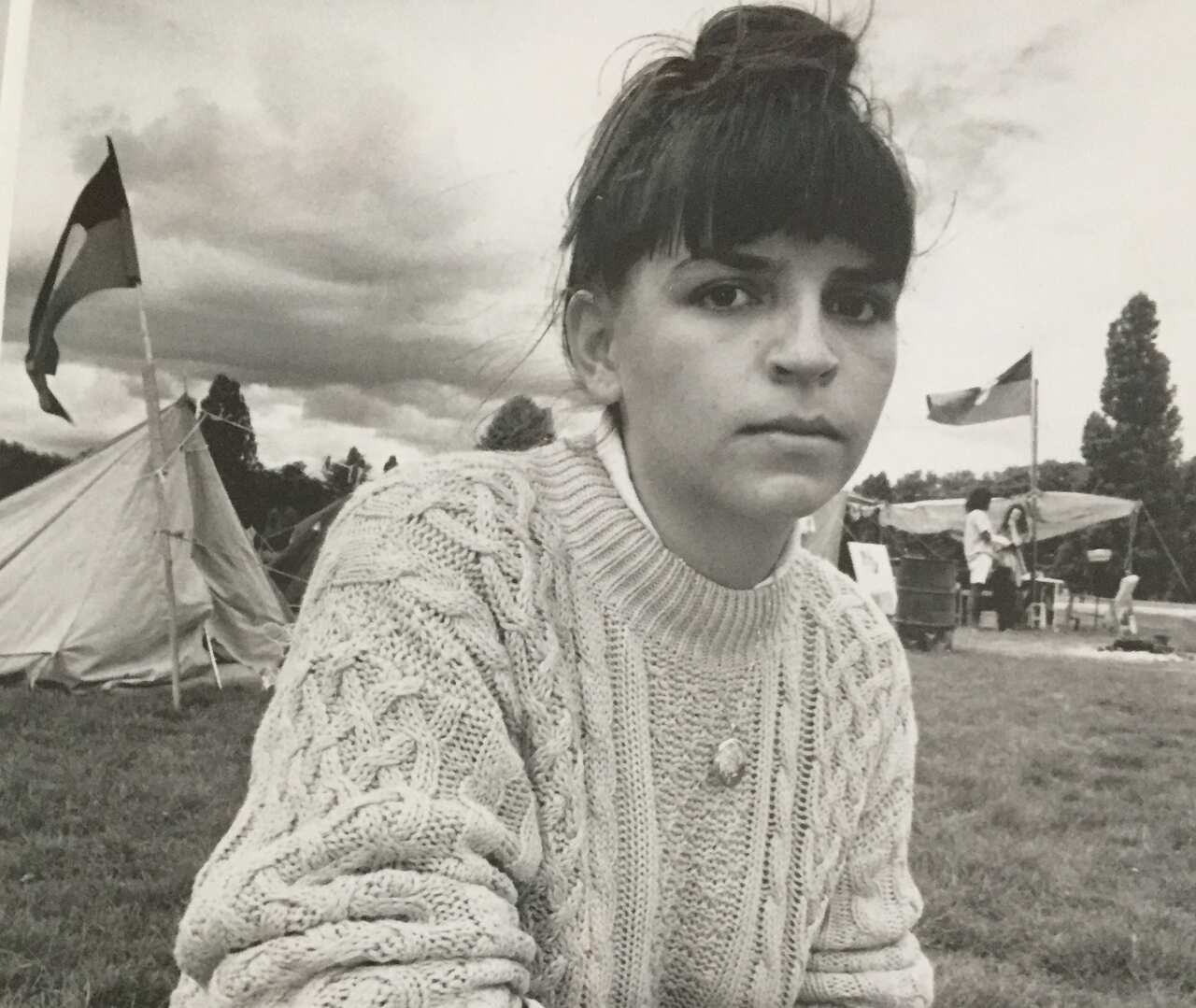 Hannah McGlade at the Tent Embassy Canberra