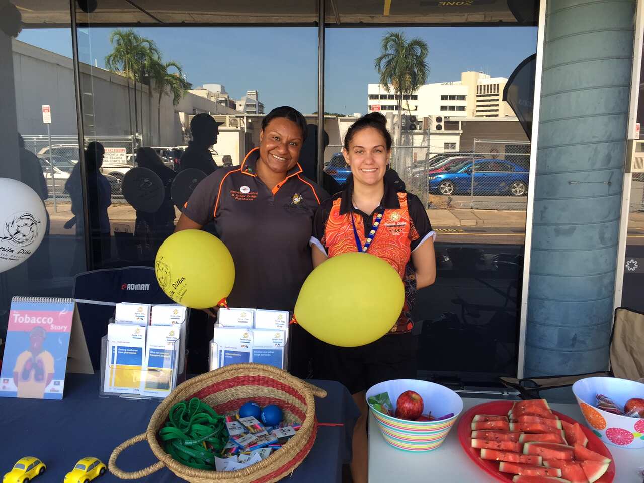 Danila Dilba Health Service workers during NAIDOC Week 2016 in Darwin.