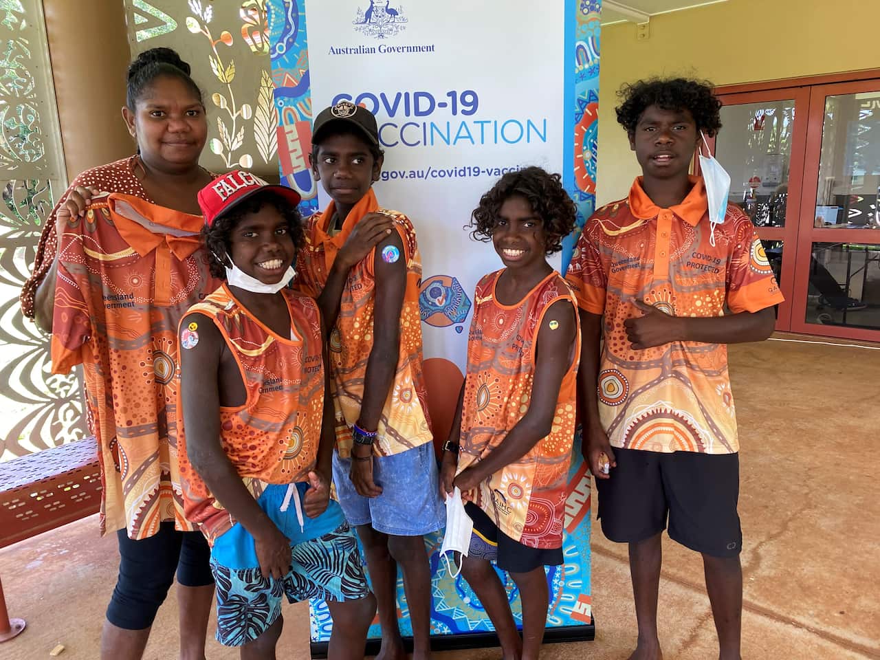 Children vaccinated Hope Vale