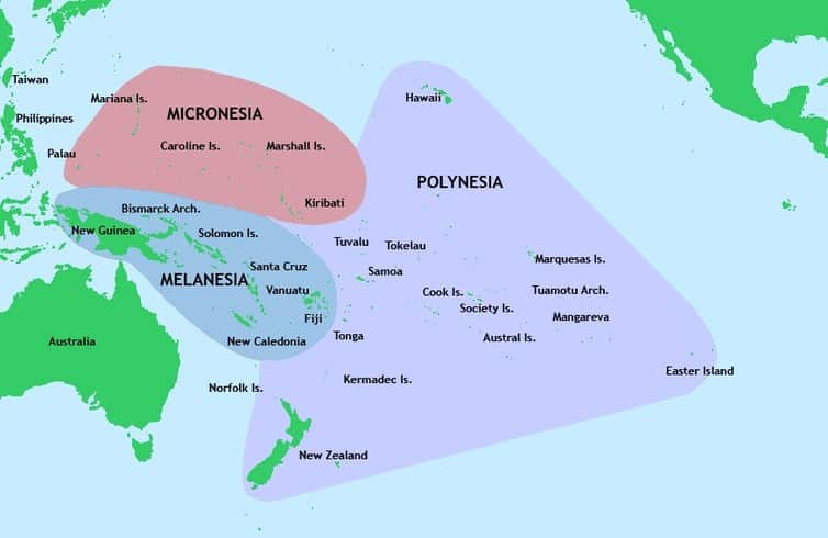 The Polynesian triangle