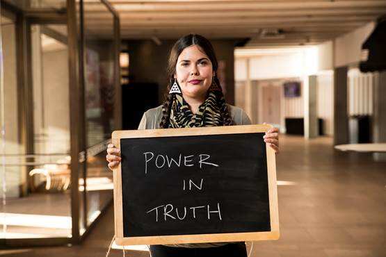 Ojibwe woman enrolled in Couchiching First Nation, a tribal attorney in Washington, D.C., and the National Campaigns Director for Honor the Earth, Tara Houska was one of the panel members at Deadly Voices LIve at the Sydney Opera House over the weekend.