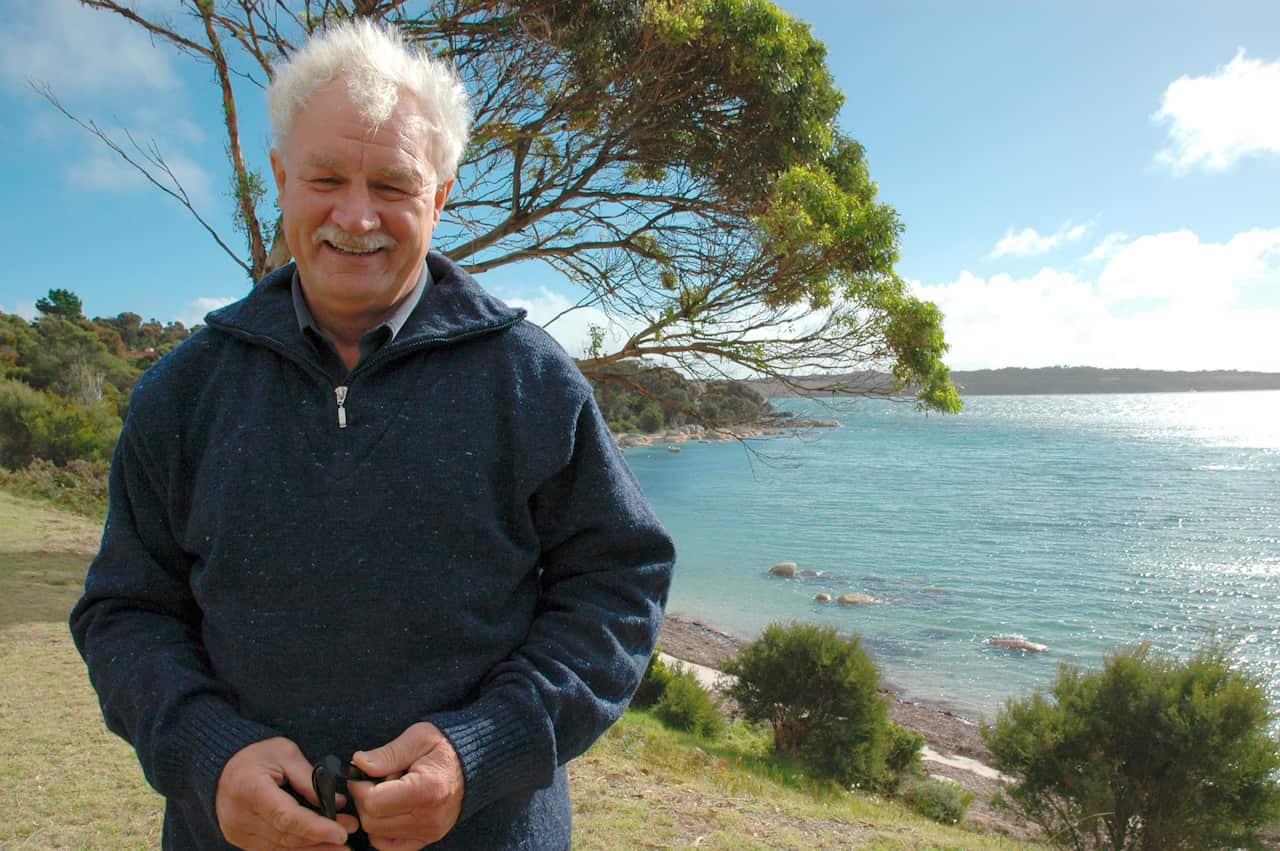 Aboriginal spokesman Michael Mansell at Cape Barren Island