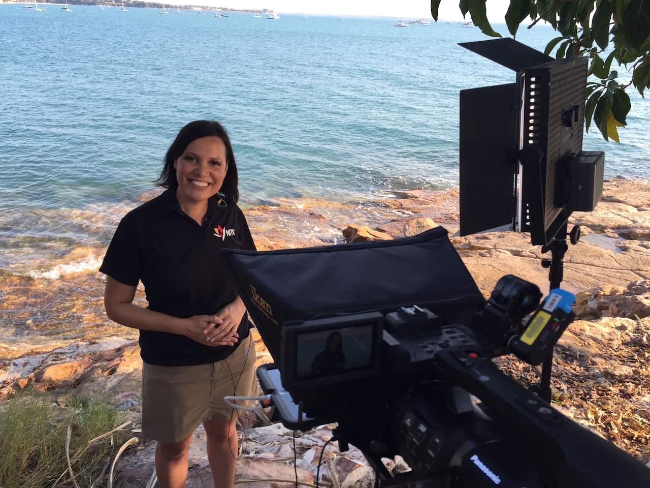 NITV News Presenter, Natalie Ahmat. 