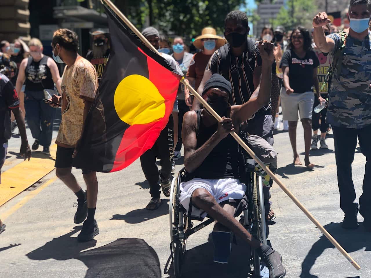 Tarndanya Invasion Day rally