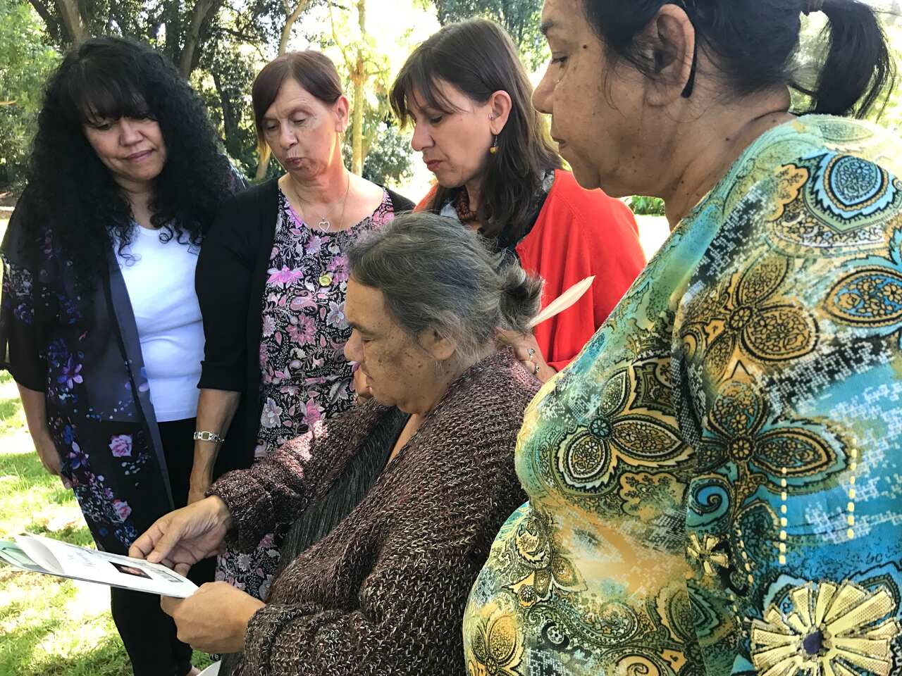Ali Cobby with her sister-cousins