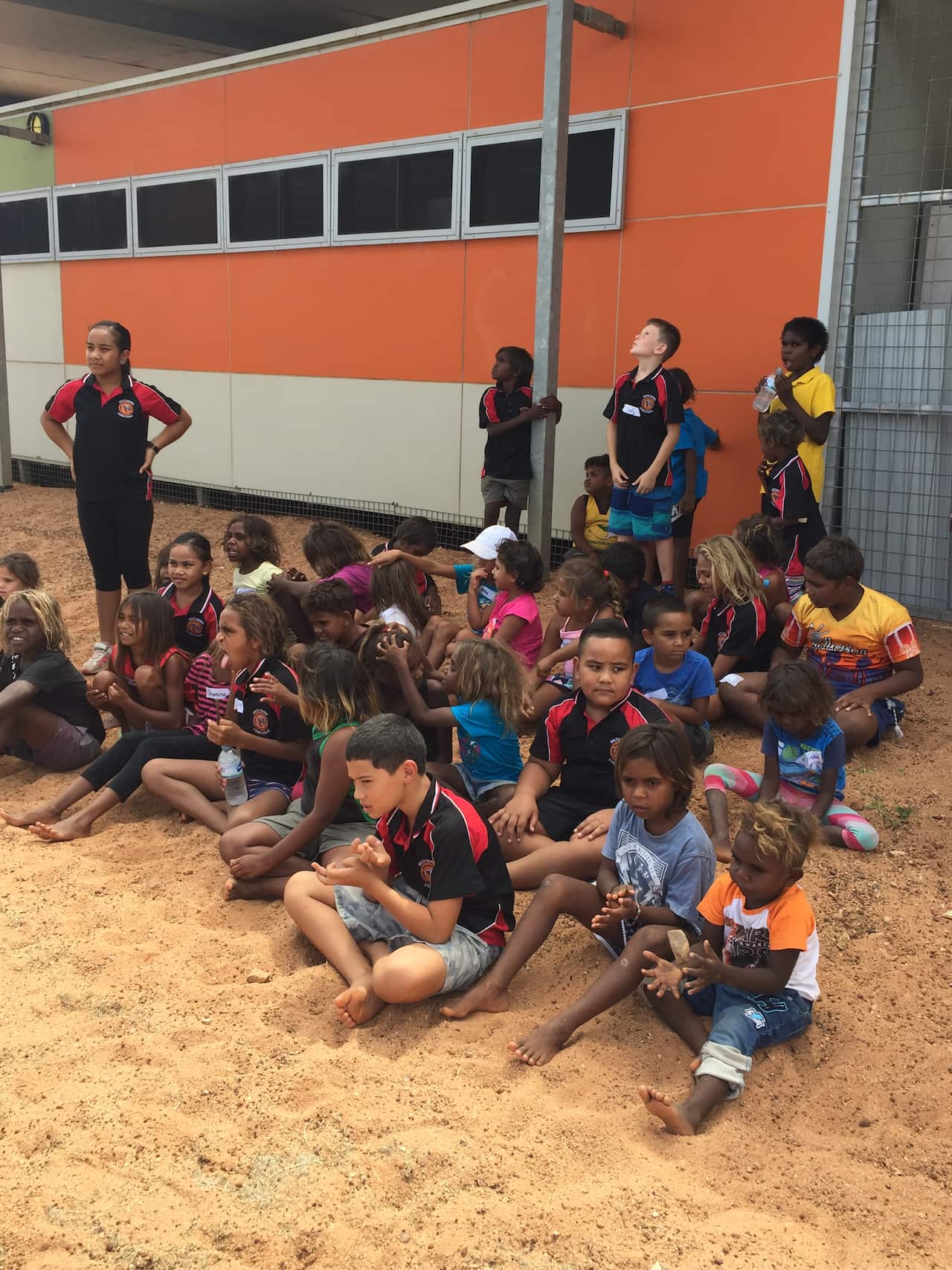 Students of the Wiluna Remote Community School in WA