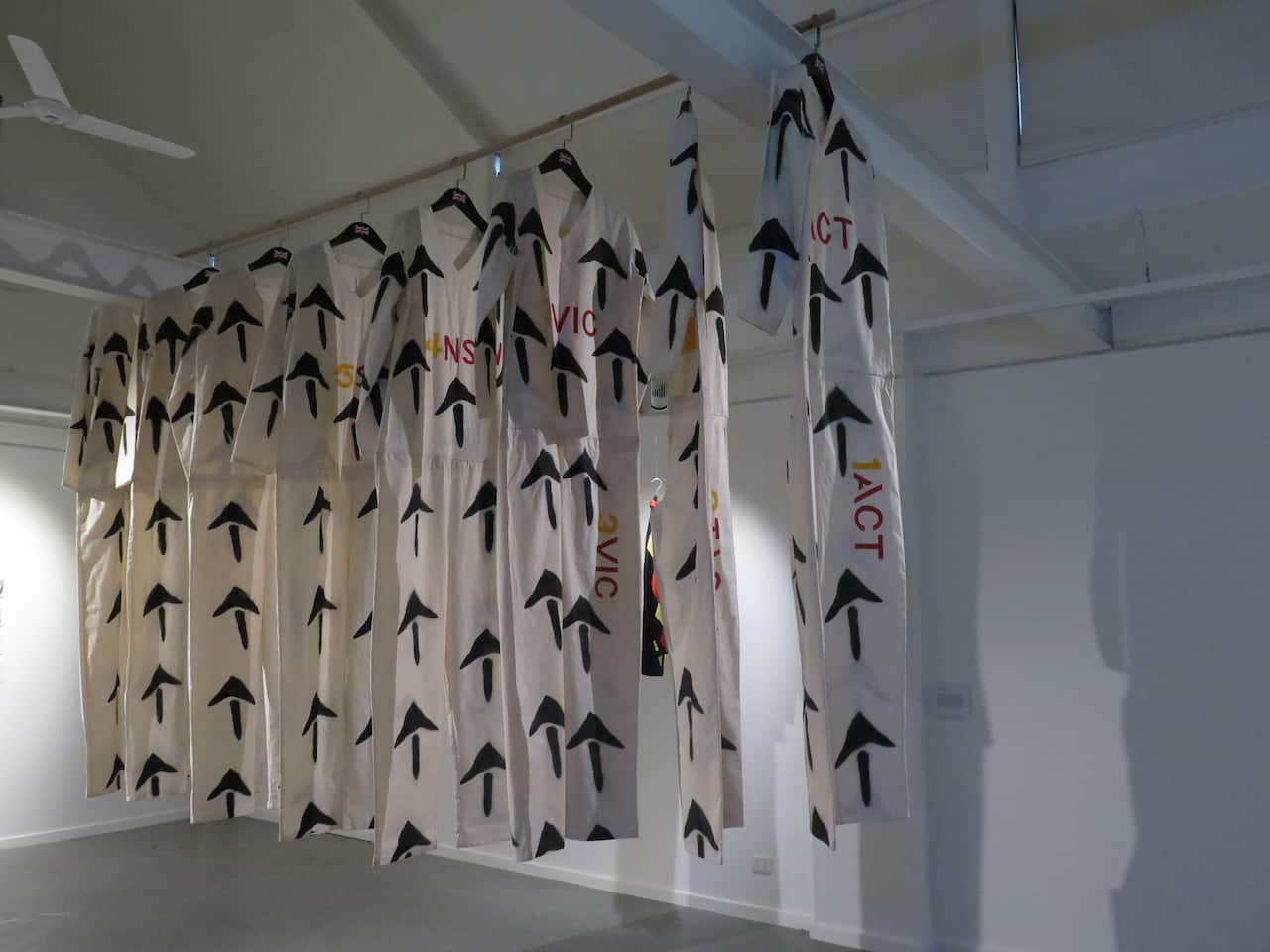 An installation at The Most Gaoled Race on Earth exhibition at The Lock Up in Newcastle.