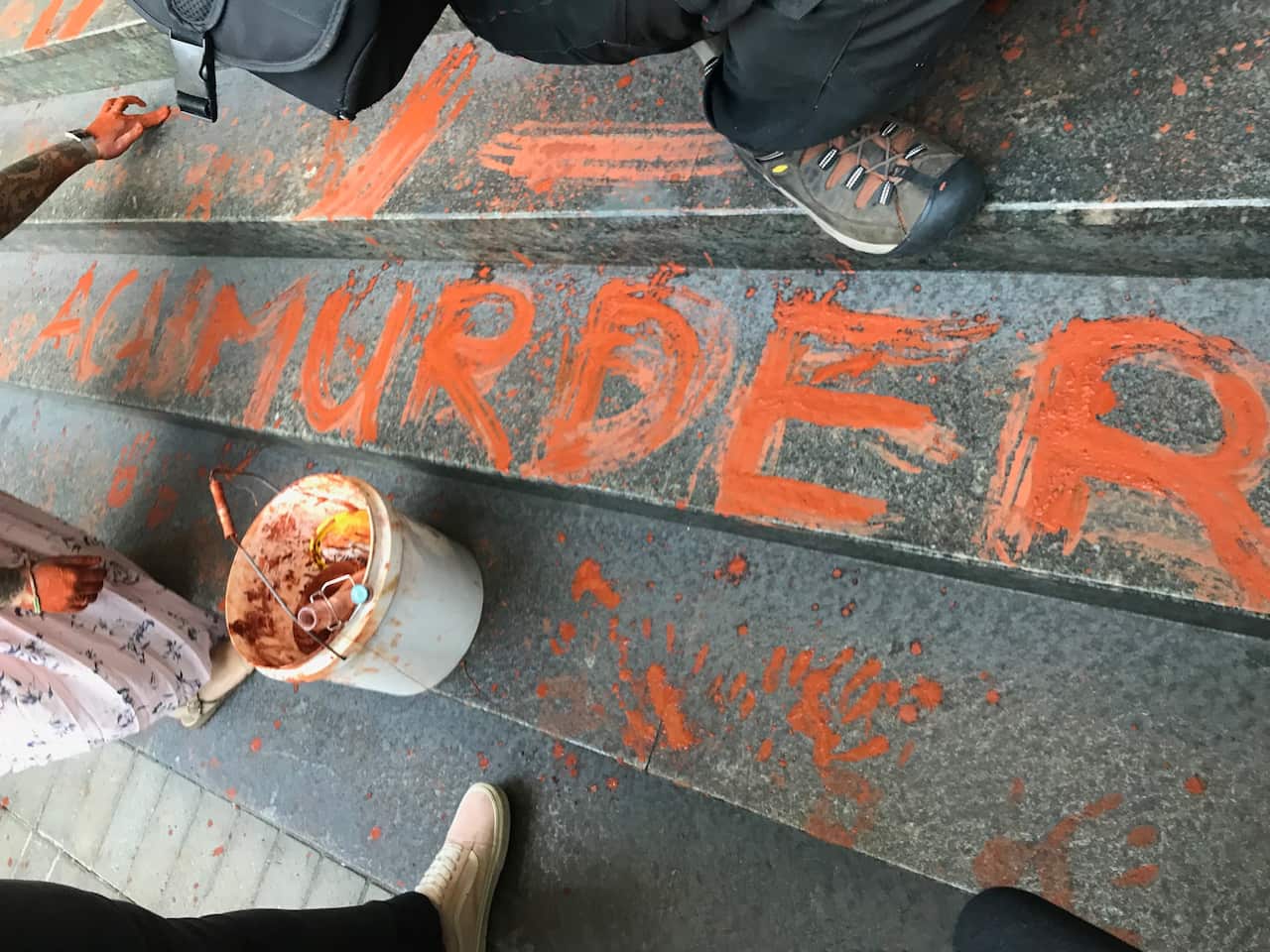 Indigenous protest Brisbane