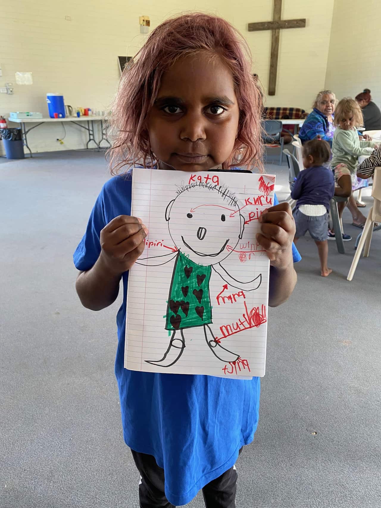 One of the children who has been stranded in Adelaide due to the Coronavirus restrictions.