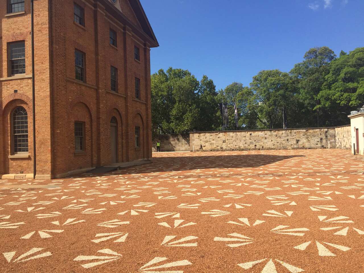 The new art installation at Hyde Park Barracks.