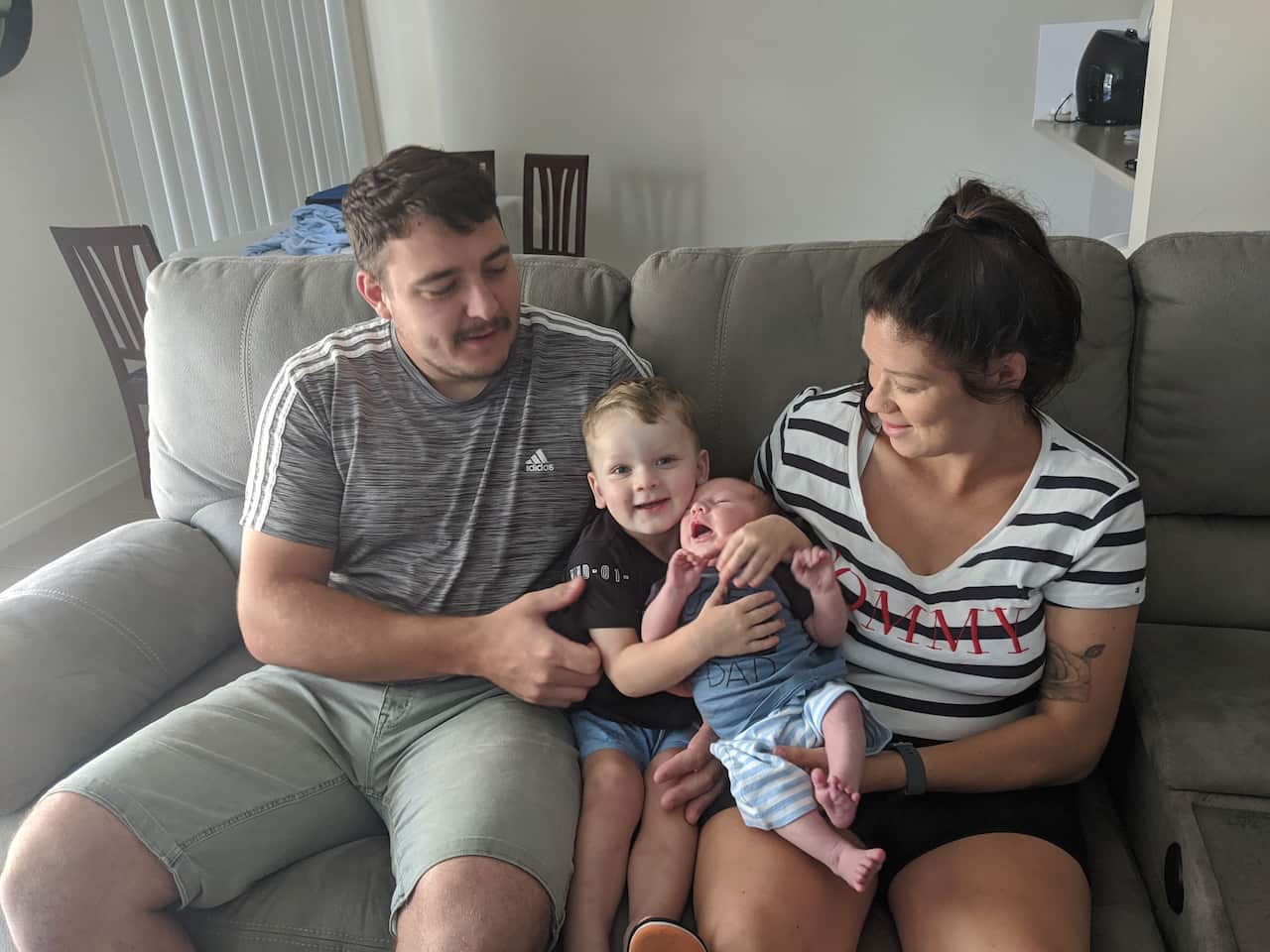 Jaimee Horne and her family.