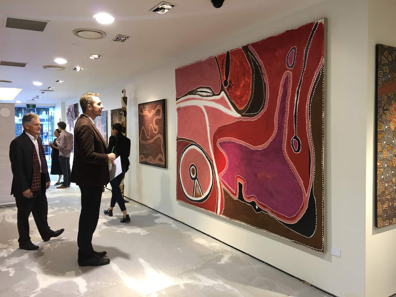 Cooee Art VIP Auction Launch in Sydneys' Oxford Street.