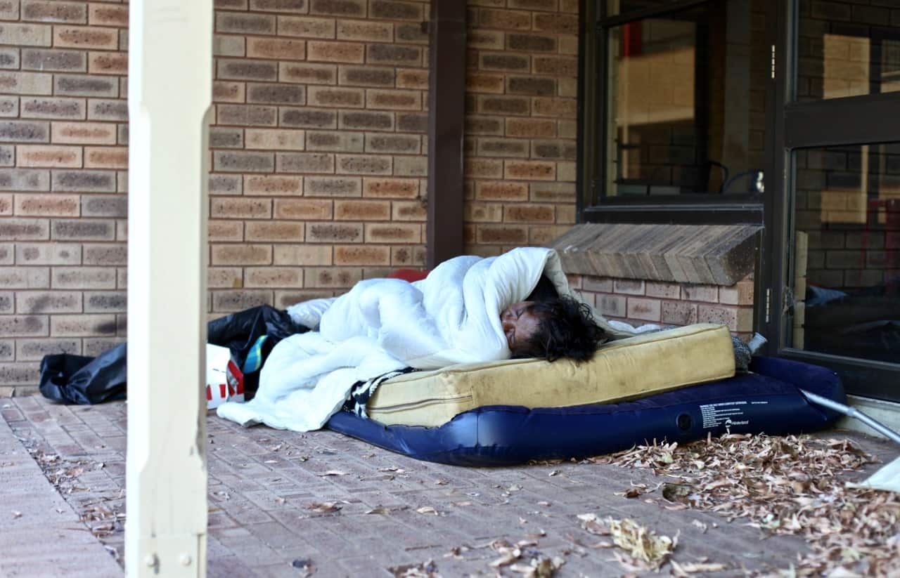 Vivian Porter faced a $5000 fine for sleeping rough on the streets during WA's lockdown. Source: Aaron Fernandes