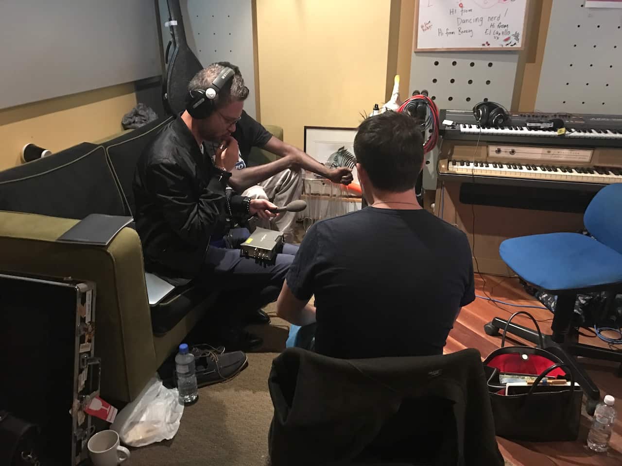 Composer Nick Wales and Yolgnu songman Rrawun Maymuru are continuing to explore their musical connection 